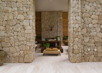 Rubble stone in the interior: ideas and some tips