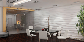 Reinforced 3D panel in the interior: advantages and ideas