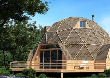Geodesic domed houses: advantages and construction