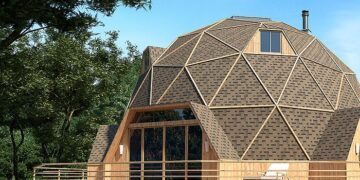Geodesic domed houses: advantages and construction