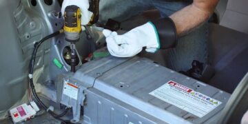 Where is the battery in a Prius